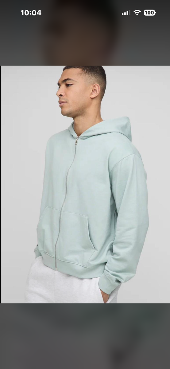 Sweat à capuche zippé homme