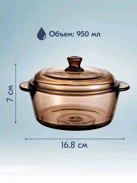 Casseroles en verre avec couvercle