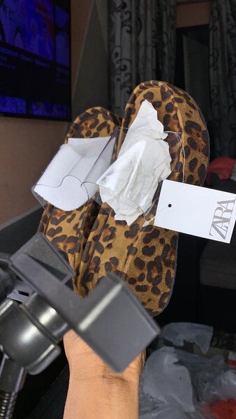 Ballerines léopard Zara