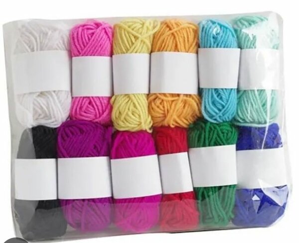 Pack de Fils à Tricoter Colorés