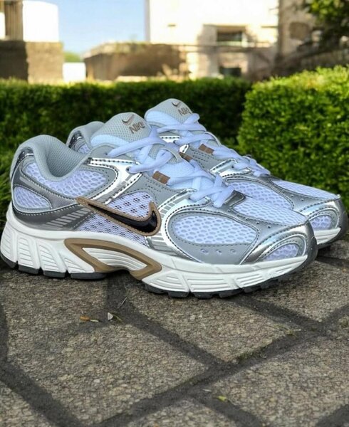 Baskets NIKE V5 argentées