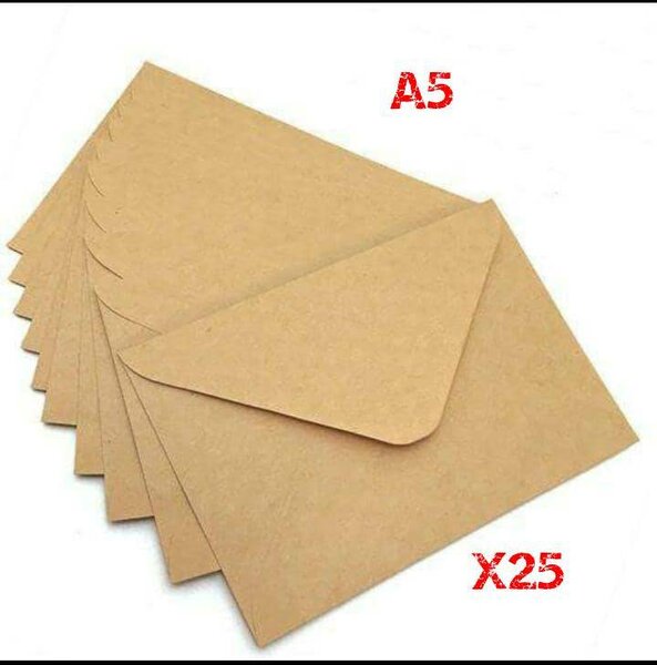 Enveloppe kaki A5 lot de 25