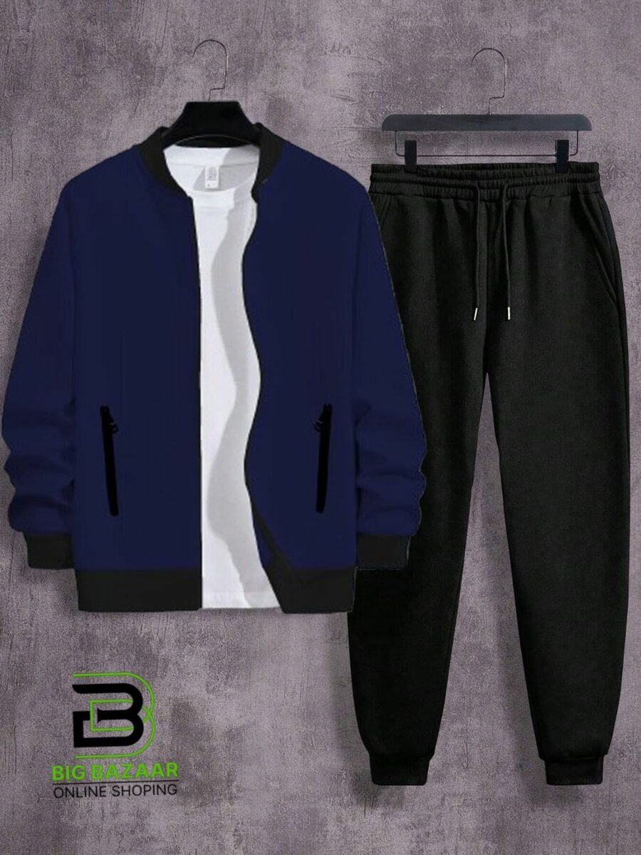 Zipper jacket+t.shirt+tarozer