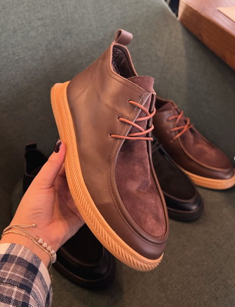 ботинки коричневые