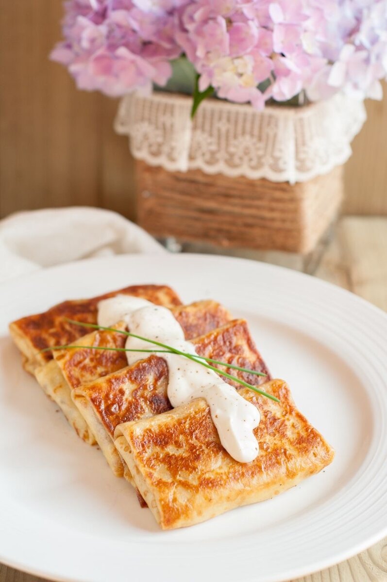 Crêpes farcies savoureuses