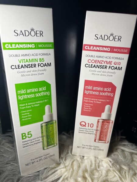 Mousse nettoyante visage Sadoer