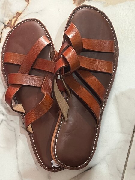 Sandales en cuir élégant