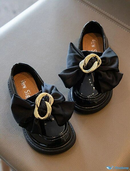 Mocassins Noirs Enfants Élégants