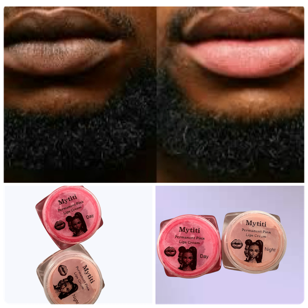 Permanent pink lips cream