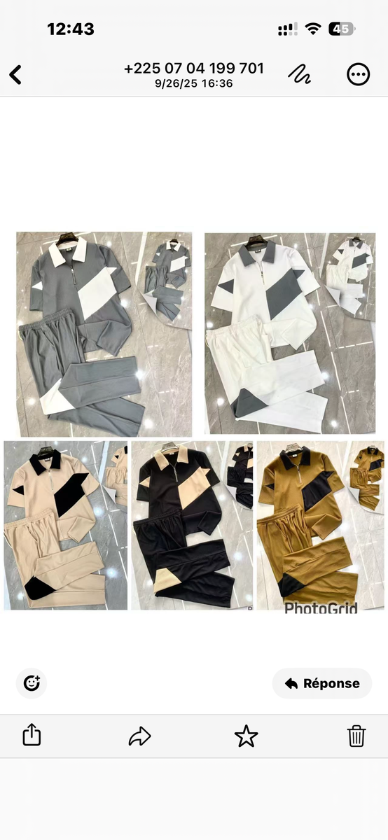 Ensemble veste et pantalon moderne