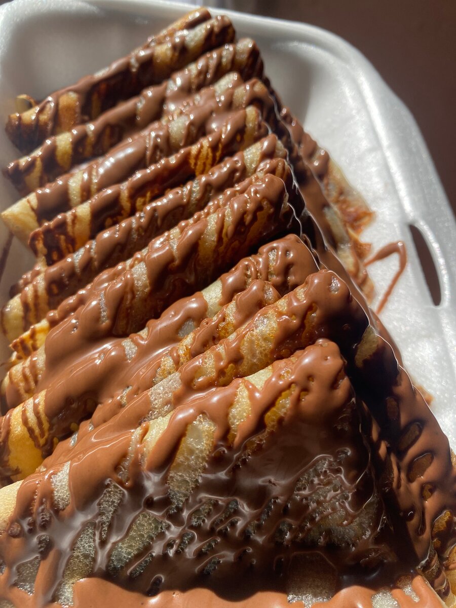 Crêpes au nutella gourmandes