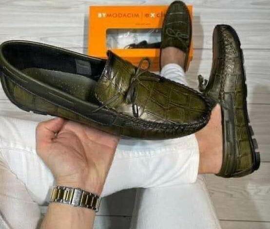 Mocassins en cuir pour hommes