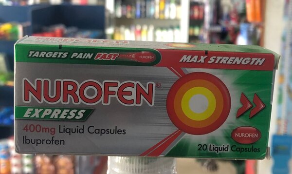IBUPROFEN 400MG LIQUID CAPSULE 20,s NUROFEN EXPRESS