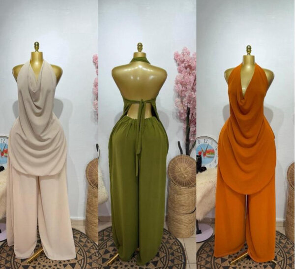 Combinaisons élégantes en soie