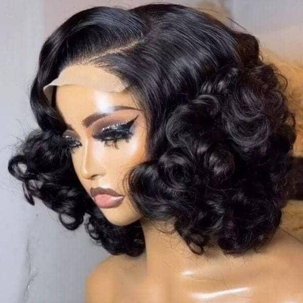 Perruque ondulée courte