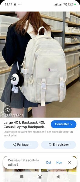 Sac à Dos Grande Capacité 40L