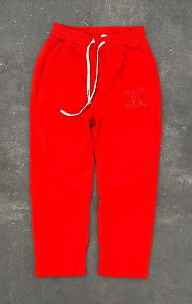 Pantalon jogger rouge confortable