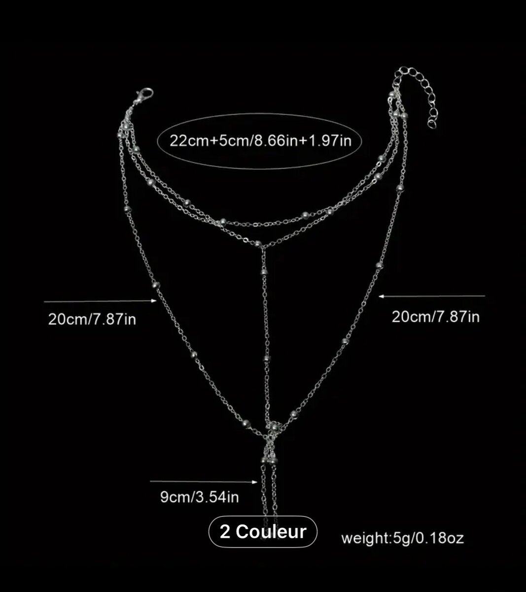 Chaîne de cheville 1 a 1500