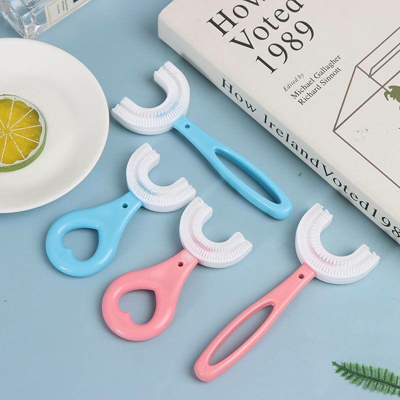 360° U-Shaped Silicone Baby Toothbrush