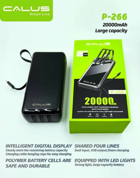 Powerbank 20000mah Calus très bonne qualité