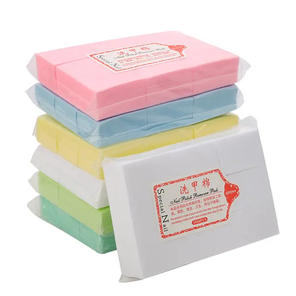 Tampons à ongles en coton