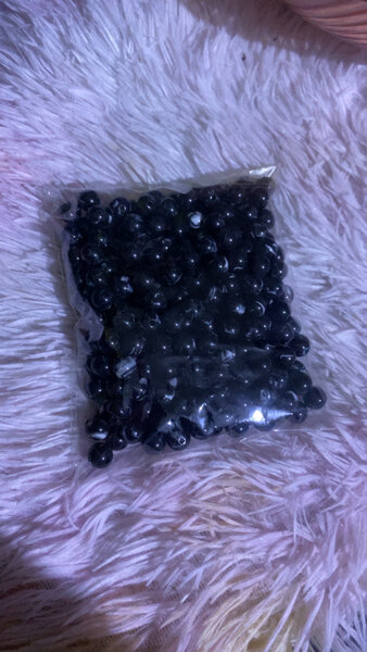 Perles Noires en Vrac
