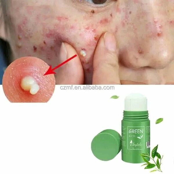 Masque à l'argile verte