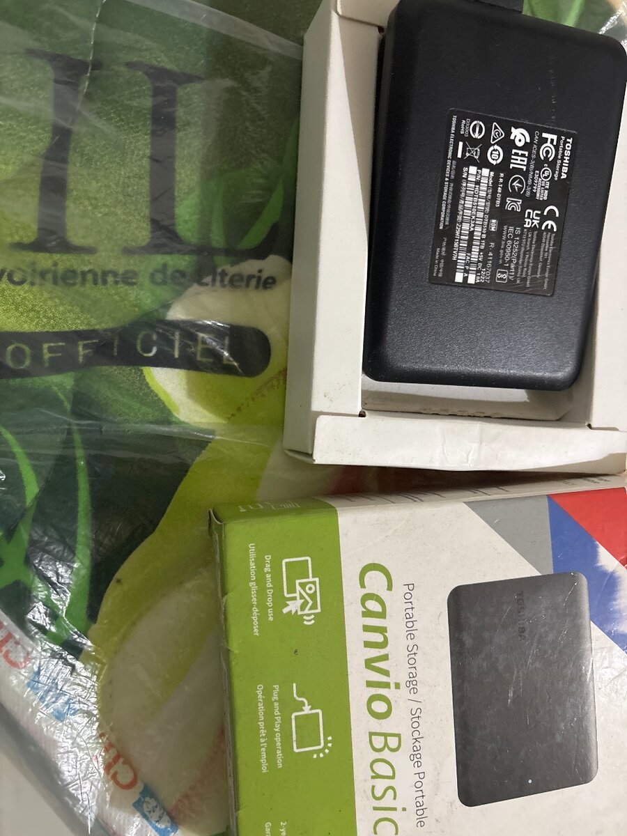 Disque Dur Externe Toshiba 1TB