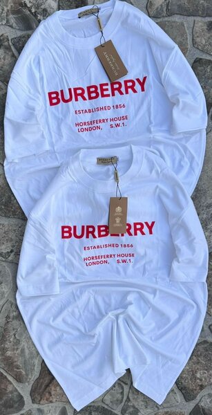 T-shirt blanc Burberry