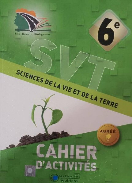 Cahier d'activités SVT 6e
