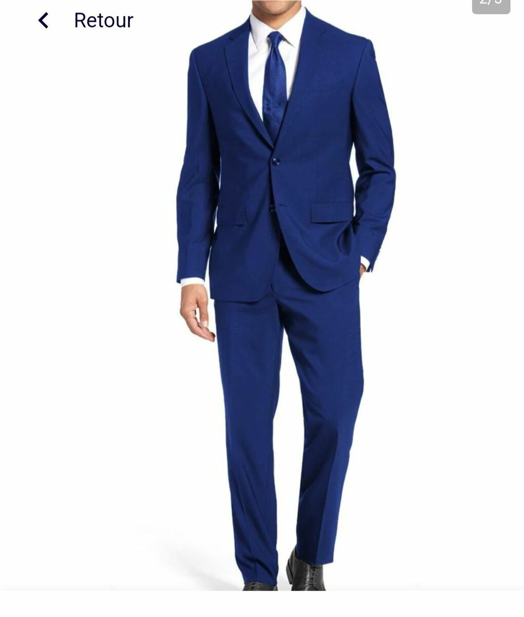 Costume bleu slim fit jules