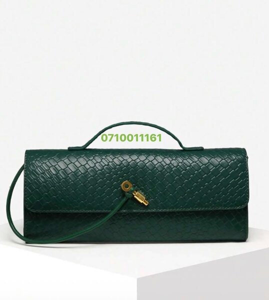 Sac à main en cuir tressé