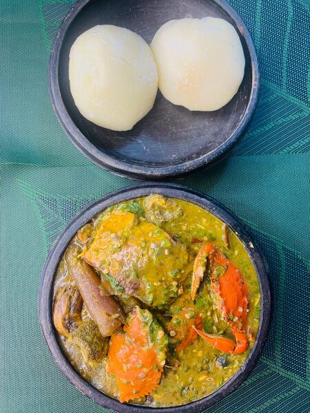 Sauce Kôpê avec placali