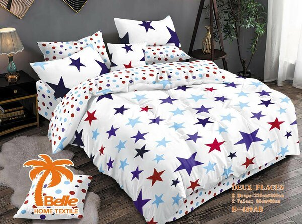 Parure de lit étoiles iBella 2 places