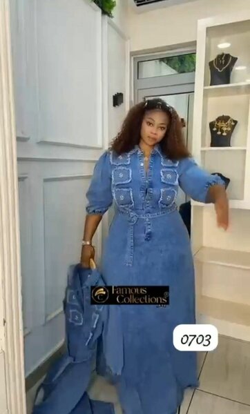 Robe en jean élégante