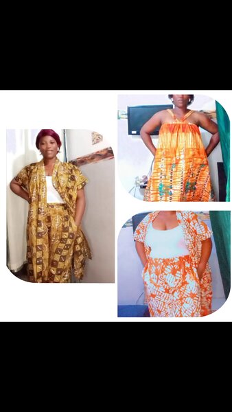 Robe d'été ample colorée