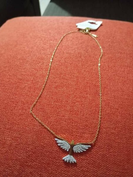 Collier Pendentif Oiseau Doré