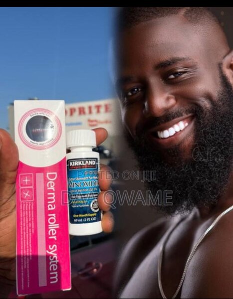 Kirkland minoxidil & Derma Roller For Beard