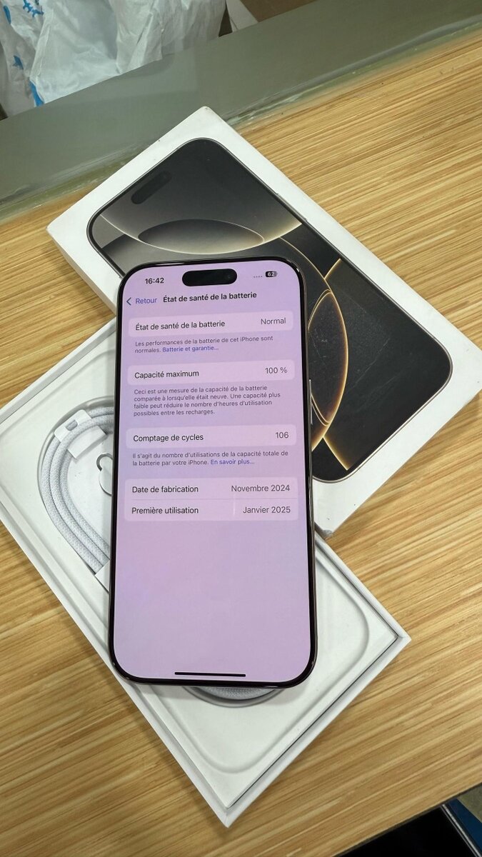 iPhone 16 pro Max prix : 690.000f