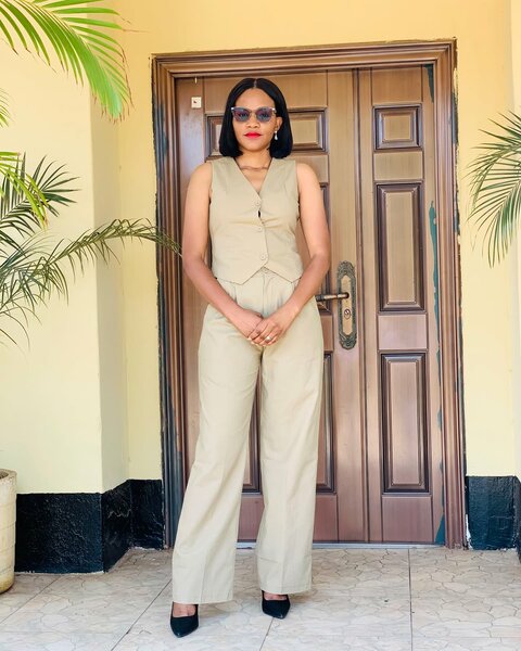 Two piece suit(Linen material)