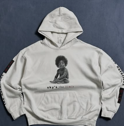 The notorious BIG the sky is the limit hoodie size: M