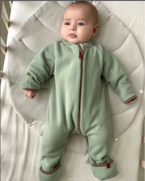 комбинезон детский зеленый