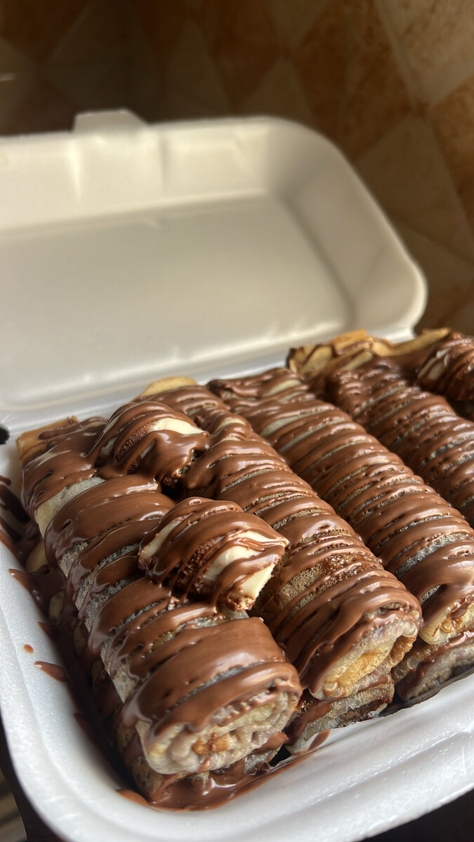 Crêpes au kinder Bueno