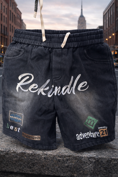 Short Rekindle noir homme