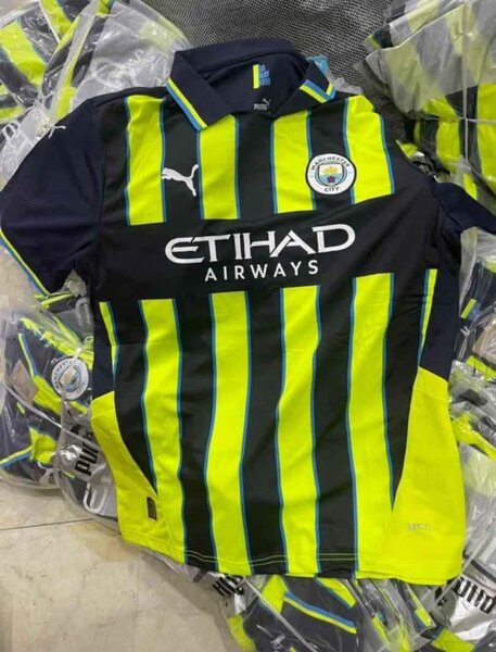 First, second and replical Jersey's