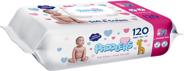 Paddles Lingettes Bébé - 120 unités