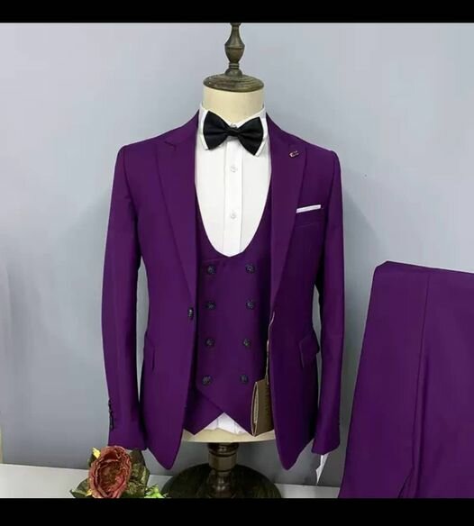 3 piece suits single breasted