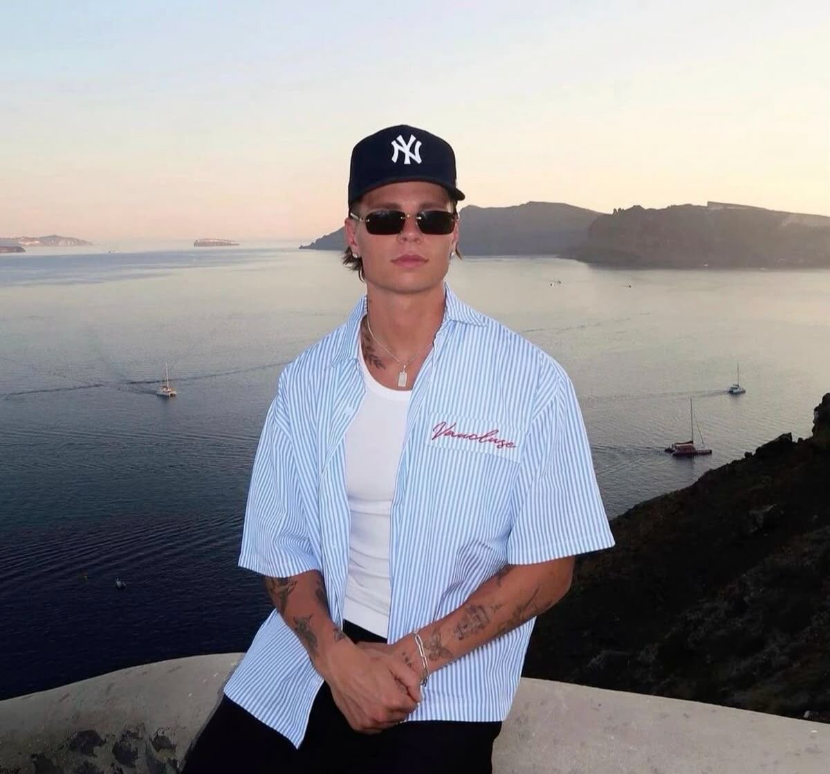 Chemise Rayée Style Mécanicien