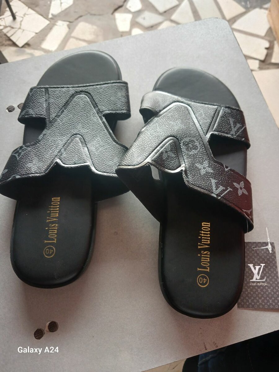 Sandales Noires pour Homme