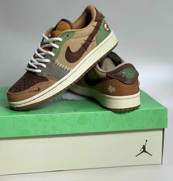 Nike Air Jordan 1 Low 'Brown & Green'